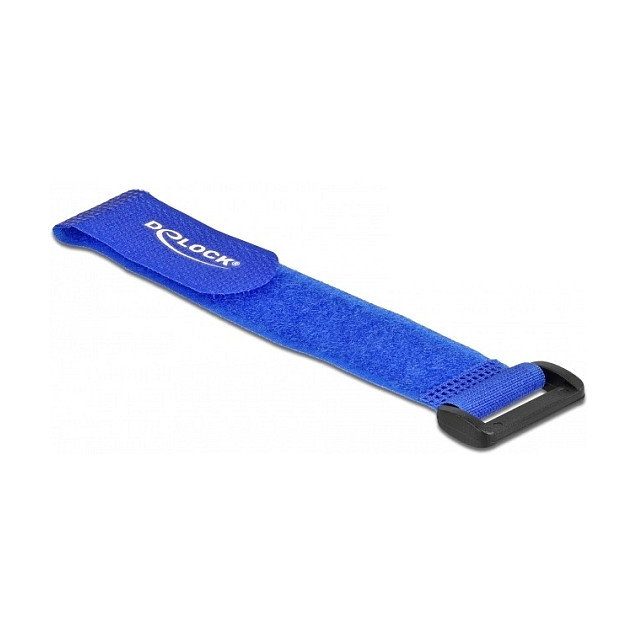 DeLOCK Bridas de cable con cierre de gancho y lazo 190 x 25 mm, Azul (5 unidades) DeLOCK Bridas de cable con cierre de gancho y lazo 190 x 25 mm, Azul (5 unidades)
