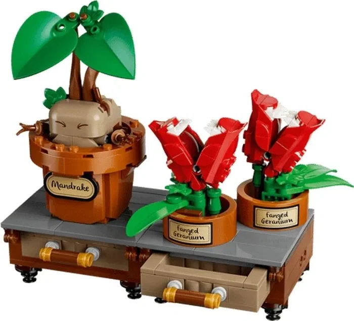 LEGO Harry Potter76474 Rośliny z lekcji zielarstwa w Hogwarcie