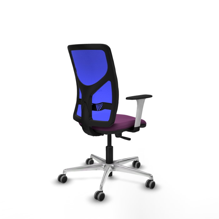 PIQUERAS Y CRESPO Silla de oficina Motilla con mecanismo Sincro, Morado y Azul PIQUERAS Y CRESPO Silla de oficina Motilla con mecanismo Sincro, Morado y Azul