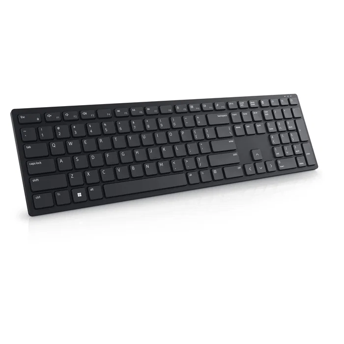 Dell KB500 Teclado Inalámbrico RF QWERTY Español Negro Completo con Teclado Numérico y Batería de Hasta 36 Meses para Oficina, Windows, Mac, Linux