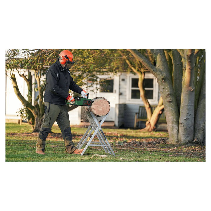 Bosch ADVANCEDCHAIN 36V-35-40 Motosierra a Bateria de 36V, Longitud de Corte 31 cm, Velocidad de Cadena 14 m/s, Mango Ergonómico, Negro y Verde Bosch ADVANCEDCHAIN 36V-35-40 Motosierra a Bateria de 36V, Longitud de Corte 31 cm, Velocidad de Cadena 14 m/s, Mango Ergonómico, Negro y Verde