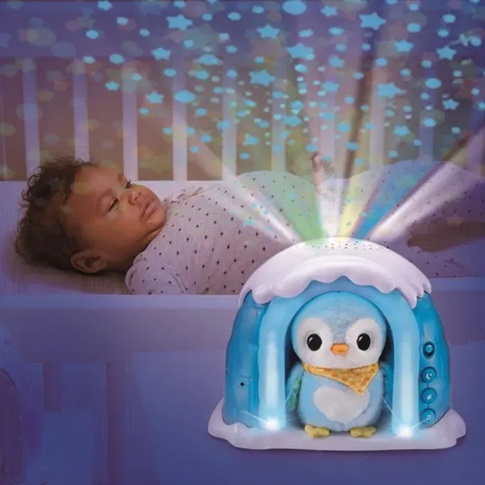 Vtech Baby Luz Nocturna Pequeño Pingüino Noche Estrellada VTE3417765749056