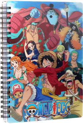 Group 21x15 cm libreta efecto 3D one piece