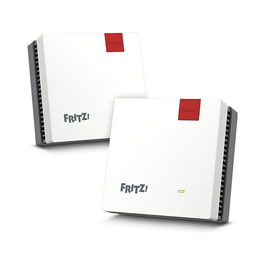 AVM 20003112 FRITZ!Mesh Set 1600 2-Pack Wi-Fi 6 (802.11ax) Doble Banda Rojo Blanco