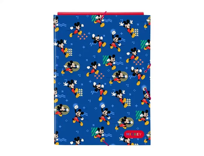 Safta Carpeta Folio Mickey Mouse Today con 3 Solapas y Gomas Safta Carpeta Folio Mickey Mouse Today con 3 Solapas y Gomas