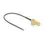 DeLOCK Cable de antena RP-SMA 90° a I-PEX MHF4 1.13 de 25 cm