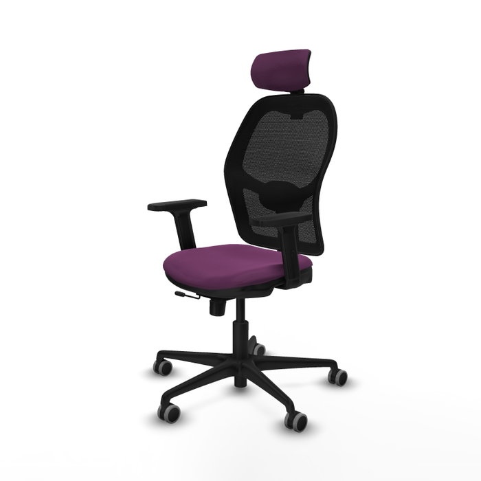 PIQUERAS Y CRESPO Silla de oficina Jorquera con Mecanismo Sincro/Traslack Morado y Negro PIQUERAS Y CRESPO Silla de oficina Jorquera con Mecanismo Sincro/Traslack Morado y Negro