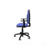 PIQUERAS Y CRESPO Silla de oficina Algarra, Azul claro, Brazos 1D, Base poliamida