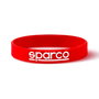 Sparco Kit de 10 Pulseras de Silicona Rojo