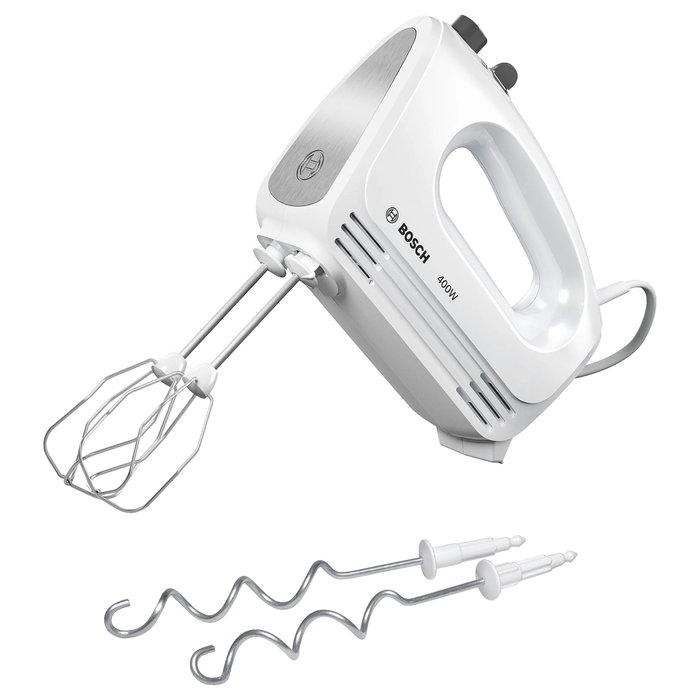 Bosch CleverMixx MFQ24200 Batidora de Mano 400 W Acero Pulido Blanco Bosch CleverMixx MFQ24200 Batidora de Mano 400 W Acero Pulido Blanco