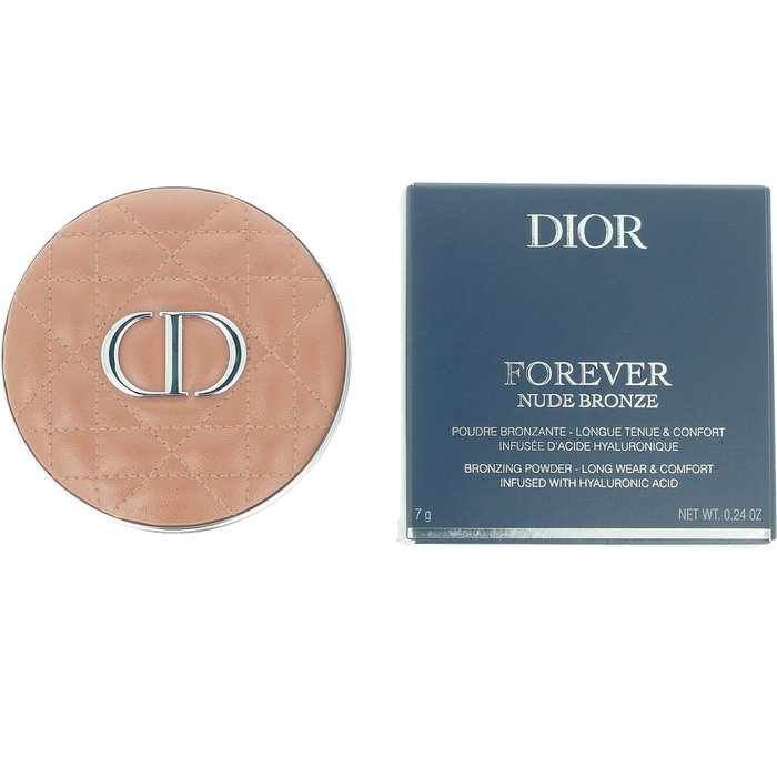 Dior Forever Nude Bronzer Glow Polvos Bronceadores #02-Light 7g, Efecto Luminoso, Resistente al Calor y la Humedad, Con Complejo Tan Beautifier