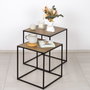 MAX HOME-SET 2 MESAS AUX METAL