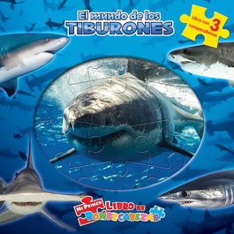 PHIDAL EDITIONS, El mundo de los tiburones (Libro+3 puzzles)
