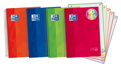 Oxford Bloc Espiral Optikpaper+ DIN A4 120 Hojas Cuadros 5 mm