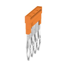 Weidmüller ZQV 2.5N/4 Conector transversal naranja