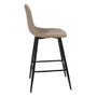 Taburete Taupe Tejido-Metal Salón 46 X 48 X 96 cm (Set de 4)