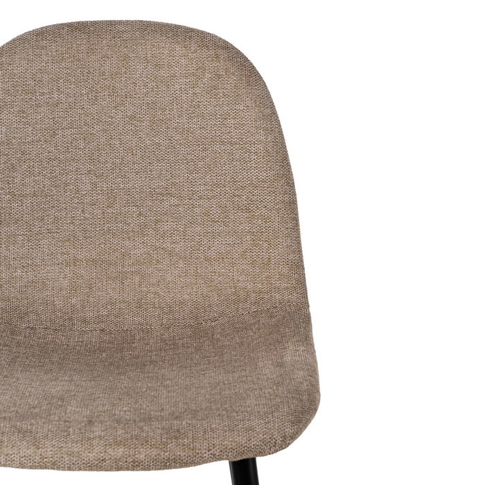 Taburete Taupe Tejido-Metal Salón 46 X 48 X 96 cm (Set de 4)