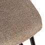 Taburete Taupe Tejido-Metal Salón 46 X 48 X 96 cm (Set de 4)