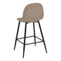 Taburete Taupe Tejido-Metal Salón 46 X 48 X 96 cm (Set de 4)