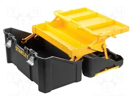 STANLEY Caja Cantilever Essential Negro/Amarillo