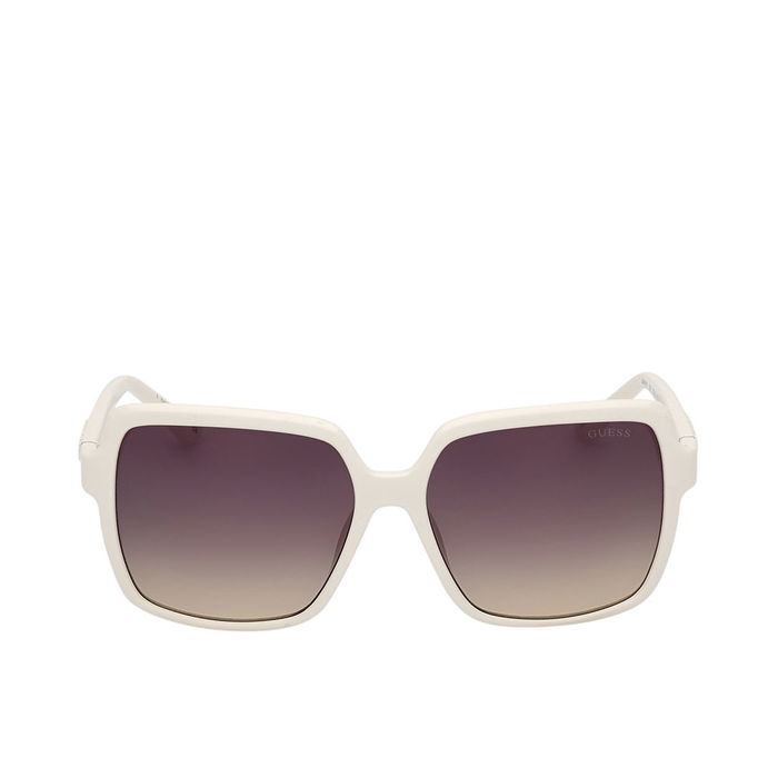 Guess Gafas GU00157 21B Gafas de Sol para Mujer, Cuadradas, 57 mm lente, 15 mm puente, 135 mm varillas