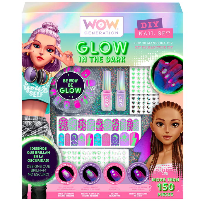 KIDS LICENSING Set de Manicura Uñas Perfumadas Brillo Oscuridad WOW Generation KIDS LICENSING Set de Manicura Uñas Perfumadas Brillo Oscuridad WOW Generation