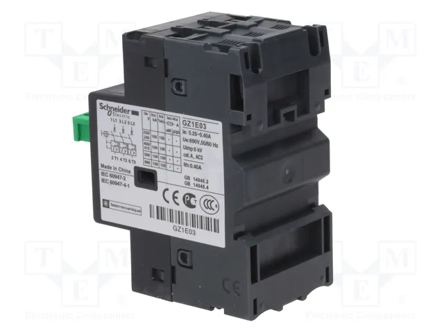 SCHNEIDER ELECTRIC Interruptor motorizado Easy TeSys 0,09kW 230÷690VAC