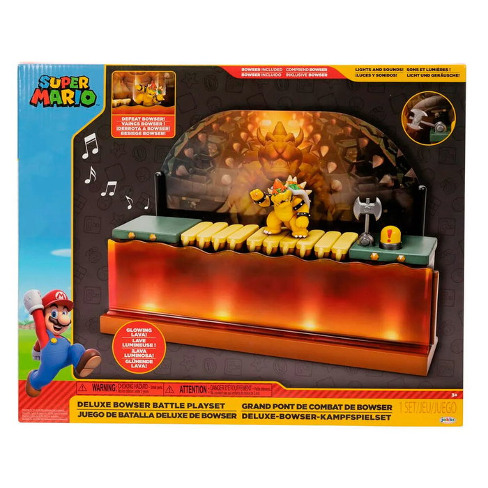 JAKKS PACIFIC Playset Batalla contra Bowser Deluxe Super Mario Bros JAKKS PACIFIC Playset Batalla contra Bowser Deluxe Super Mario Bros