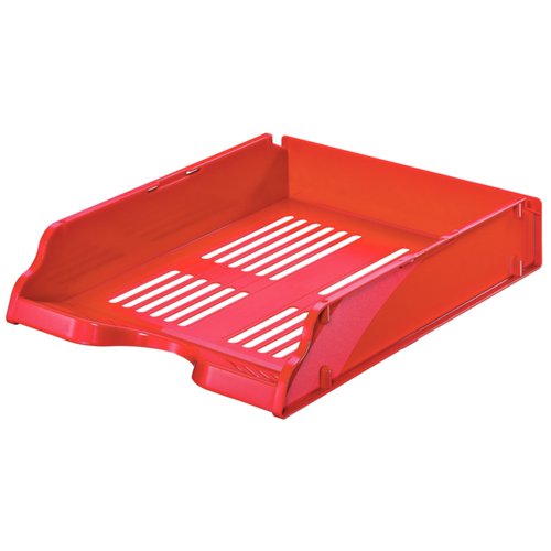 Esselte Bandeja sobremesa plástico Esselte Transit vertical color rojo