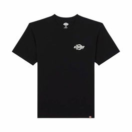 Camiseta de Manga Corta Hombre Dickies Wood Logo Negro