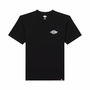 Camiseta de Manga Corta Hombre Dickies Wood Logo Negro