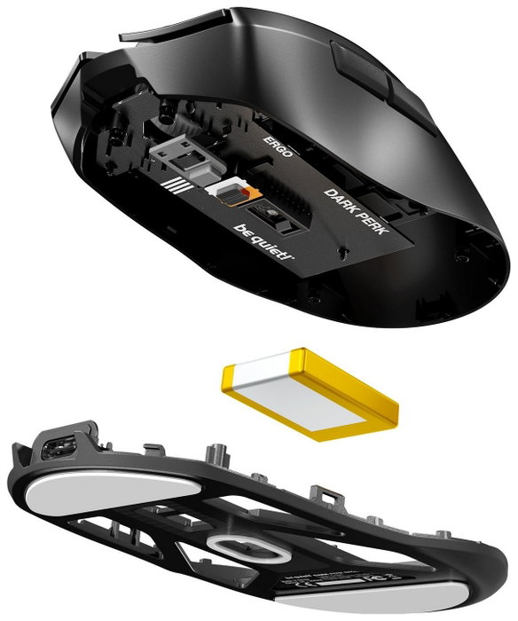 be quiet! Dark Perk Ergo Negro