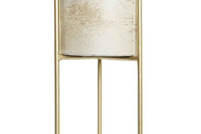 DKD Home Decor Portavelas de Cristal y Metal Desgastado Bicolor y Dorado DKD Home Decor Portavelas de Cristal y Metal Desgastado Bicolor y Dorado