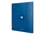 Antartik Carpeta con Recambio A4, 4 Anillas 40mm Redondas, Cuadro 5mm, 90gr, Azul Marino