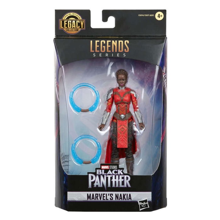 Hasbro Marvel Legends Series Figura de Nakia, Personaje de Pantera Negra, Mide 15 cm, Incluye 2 Armas Hasbro Marvel Legends Series Figura de Nakia, Personaje de Pantera Negra, Mide 15 cm, Incluye 2 Armas