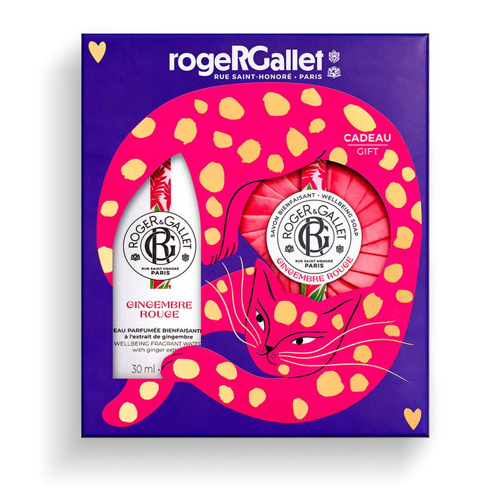 Roger & Gallet Gingembre Rouge Agua Perfumada Bienestar Set de 2 piezas