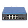 Digitus DN-651157 Switch de red industrial Gigabit Ethernet PoE gestionado L2 (8+2 puertos)