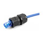 DeLOCK Acoplador de Paso RJ45 IP67 Resistente a Polvo y Agua, Negro - 1 Pieza