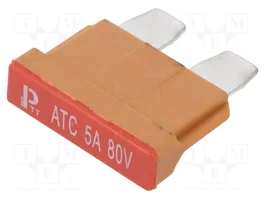 ESKA Fusible de cartucho 5A 80VDC 19mm marrón claro