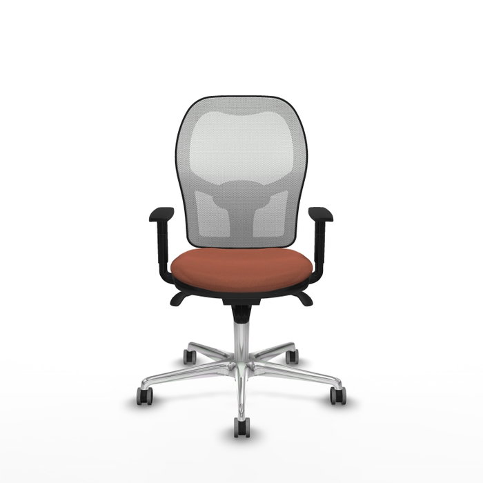 PIQUERAS Y CRESPO Silla de oficina Jorquera Marrón y Blanco PIQUERAS Y CRESPO Silla de oficina Jorquera Marrón y Blanco