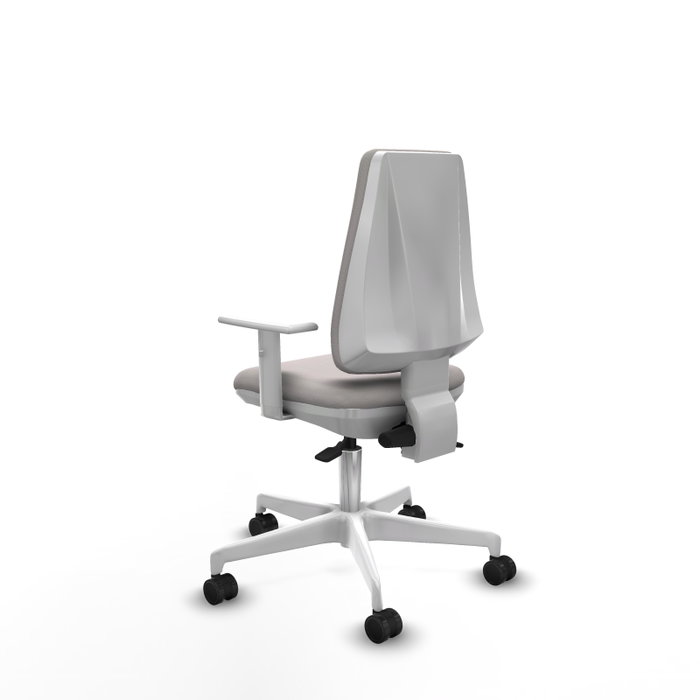 PIQUERAS Y CRESPO Silla de oficina Elche con mecanismo Asincro, color Blanco
