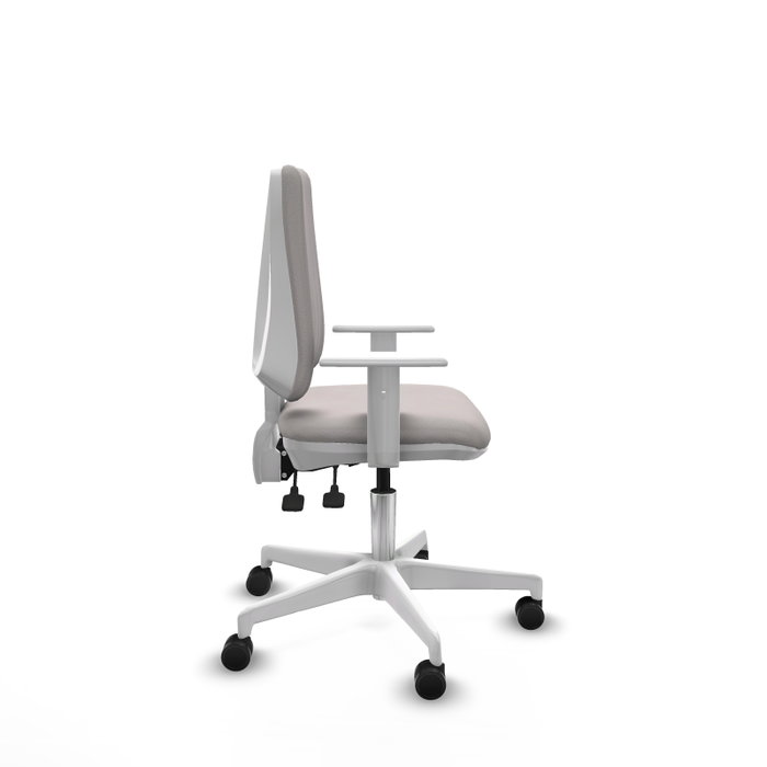 PIQUERAS Y CRESPO Silla de oficina Elche con mecanismo Asincro, color Blanco
