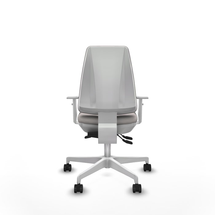 PIQUERAS Y CRESPO Silla de oficina Elche con mecanismo Asincro, color Blanco