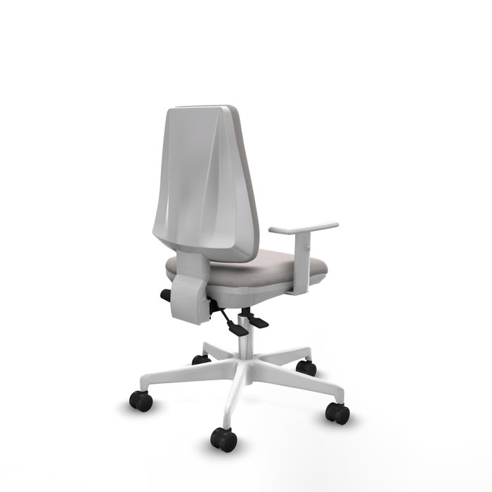 PIQUERAS Y CRESPO Silla de oficina Elche con mecanismo Asincro, color Blanco