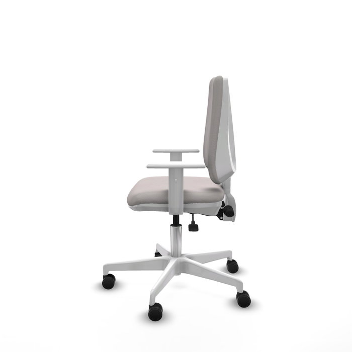 PIQUERAS Y CRESPO Silla de oficina Elche con mecanismo Asincro, color Blanco