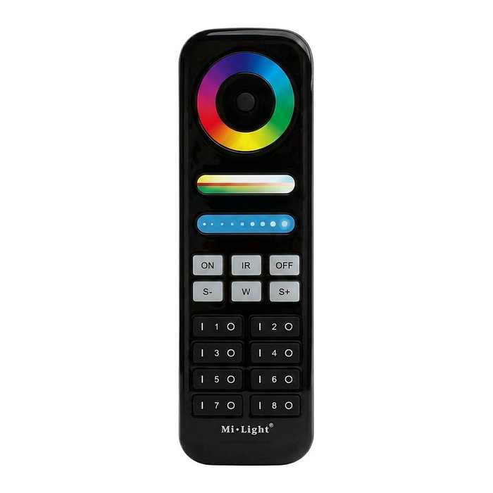 Miboxer Mando a distancia LED 2,4GHz RGB-WW (RGB-CCT) 3 zonas verticales Miboxer Mando a distancia LED 2,4GHz RGB-WW (RGB-CCT) 3 zonas verticales