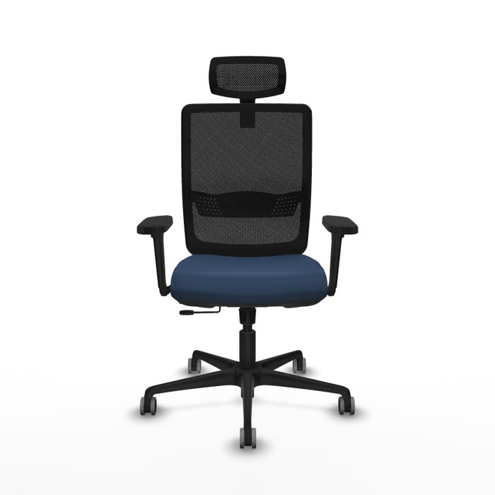 PIQUERAS Y CRESPO Silla de oficina Haches Azul marino/Negro PIQUERAS Y CRESPO Silla de oficina Haches Azul marino/Negro