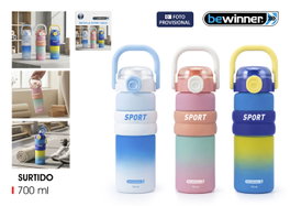 Bewinner Botella Sport Agua Multicolor 700ml