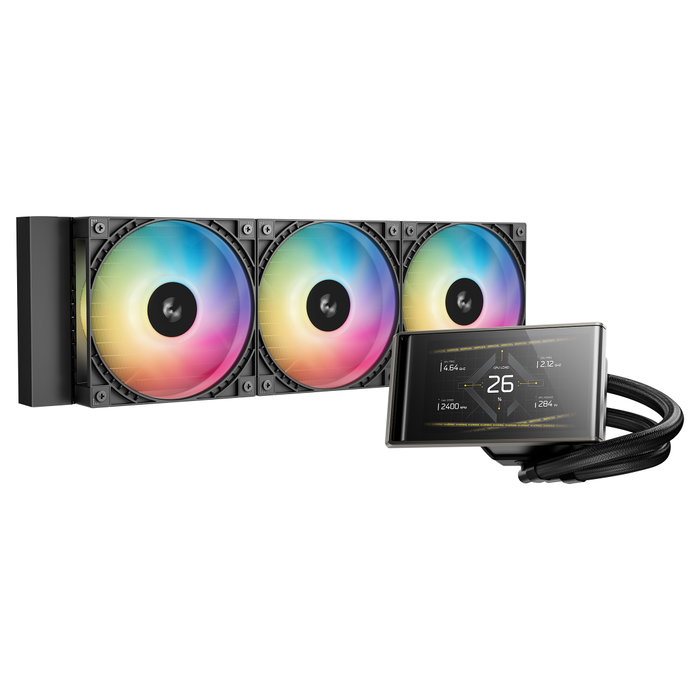 DeepCool LT360 VISION ARGB Kit de refrigeración líquida Negro DeepCool LT360 VISION ARGB Kit de refrigeración líquida Negro