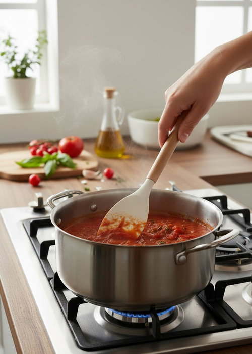 Inde Set de 10 Piezas Utensilios de Cocina con Espátulas y Cucharones, Dimensiones: 10,1 cm (Largo) x 10,2 cm (Ancho) x 32,9 cm (Alto) (12 Unidades)